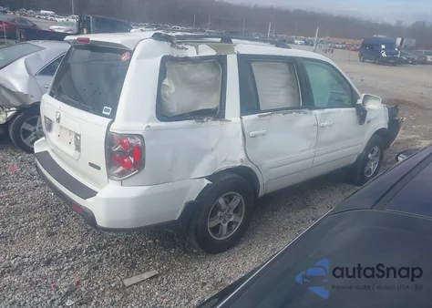 2006 Honda Pilot Ex-L from USA, damaged, VIN 5FNYF285X6B025639